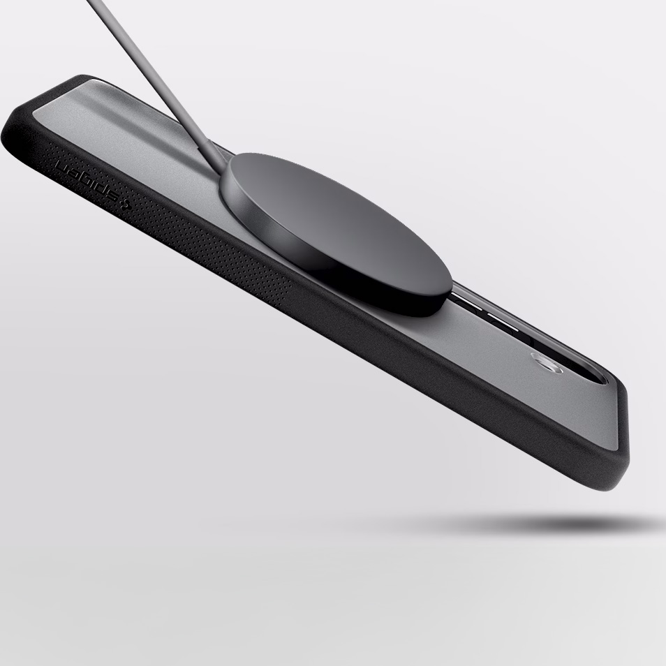 Etui magnetyczne Spigen Capella do Galaxy S25 Plus, przydymione-czarne